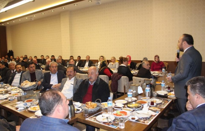 Muhtarlarla bir araya geldiler
