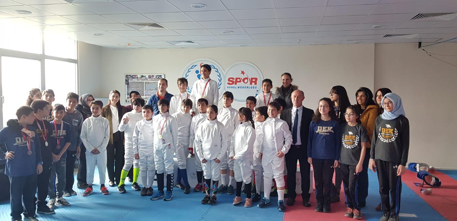 Okul Sporları Eskrim Müsabakaları Sona Erdi