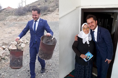 Hacıbaloğlu Sempatik Tavırları İle Dikkat Çekiyor