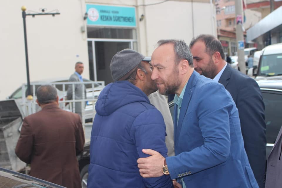 Keskin’de esnaf ziyaretinde bulundu