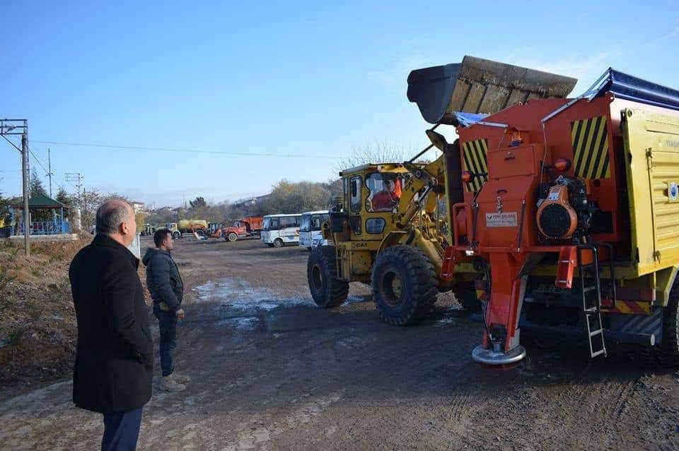 Yahşihan’a Kar Küreme Aracı