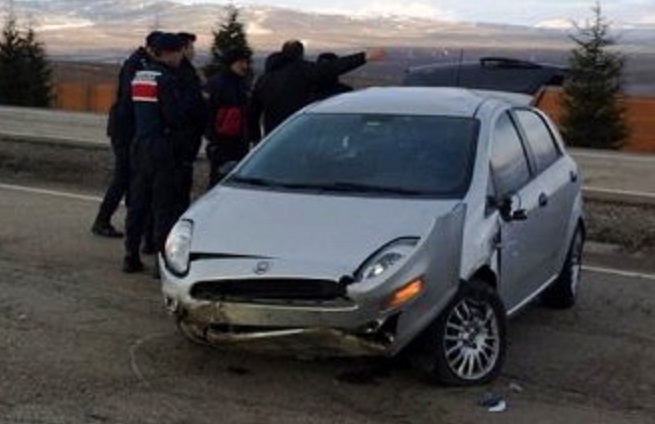 Keskin’de Otomobil Takla Attı 1 Yaralı