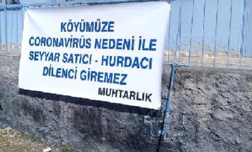 Kırıkkale’de Corona Virüs’e Pankartlı Önlem