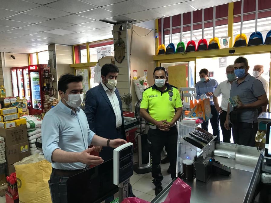 Delice’de Covid-19 Tedbirleri Kapsamında Denetimler Gerçekleştirildi