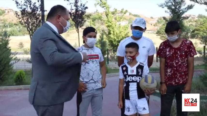 Çocuklara Özel Maske Yaptırdılar