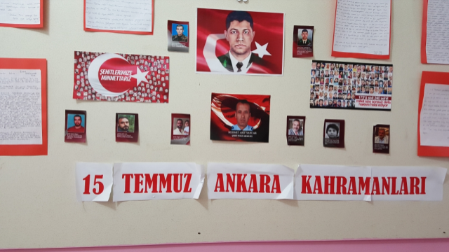 Öğrenciler, 15 Temmuz Şehitlerini Unutmuyor