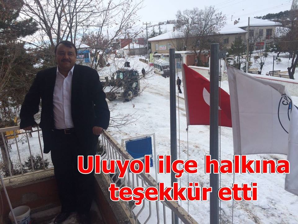 BAŞKAN ULUYOL KAR’LA MÜCADELE EDİYOR