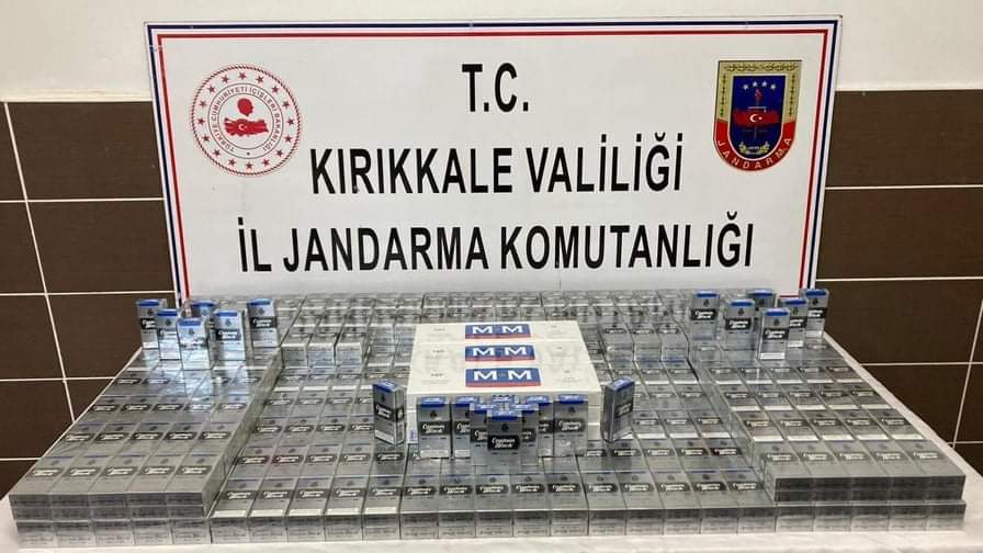 Yem Yüklü Kamyonda Kaçak Sigara Yakalandı