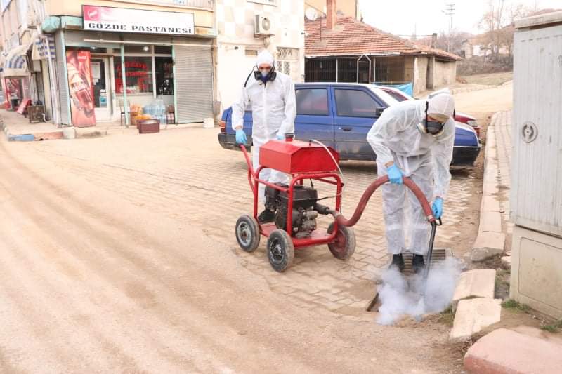 Yahşihan Belediyesinden Larva İlaçlaması