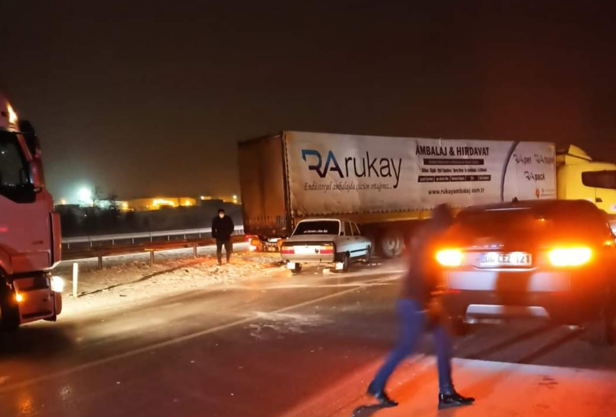 Kırıkkale Kayseri Karayolu Ulaşıma Kapandı