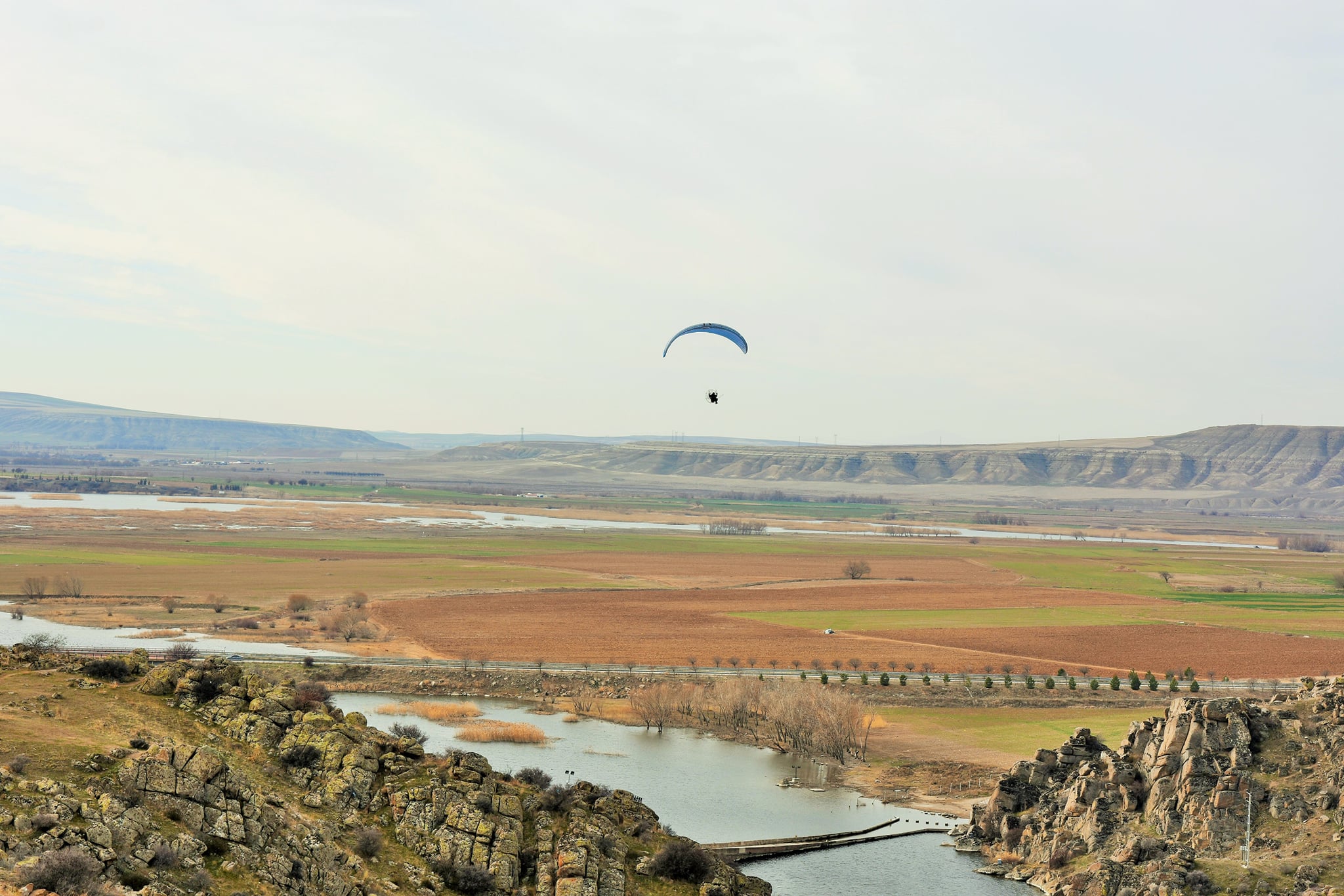 Çeşnigir’de İlk Deneme Uçuşu Yapıldı