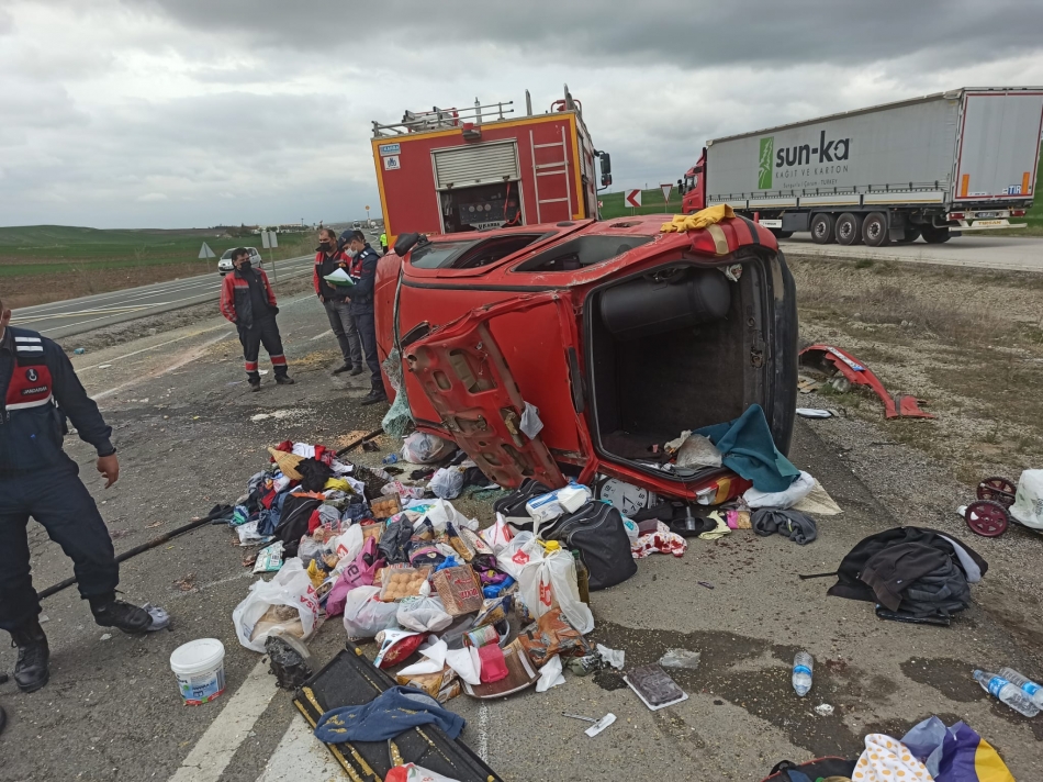 Kırıkkale’de Trafik Kazası 7 Kişi Yaralandı