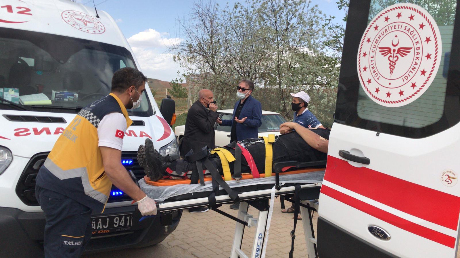 Kırıkkale’de Kovalamaca da Motosikleti Devrilen 2 Polis Yaralandı