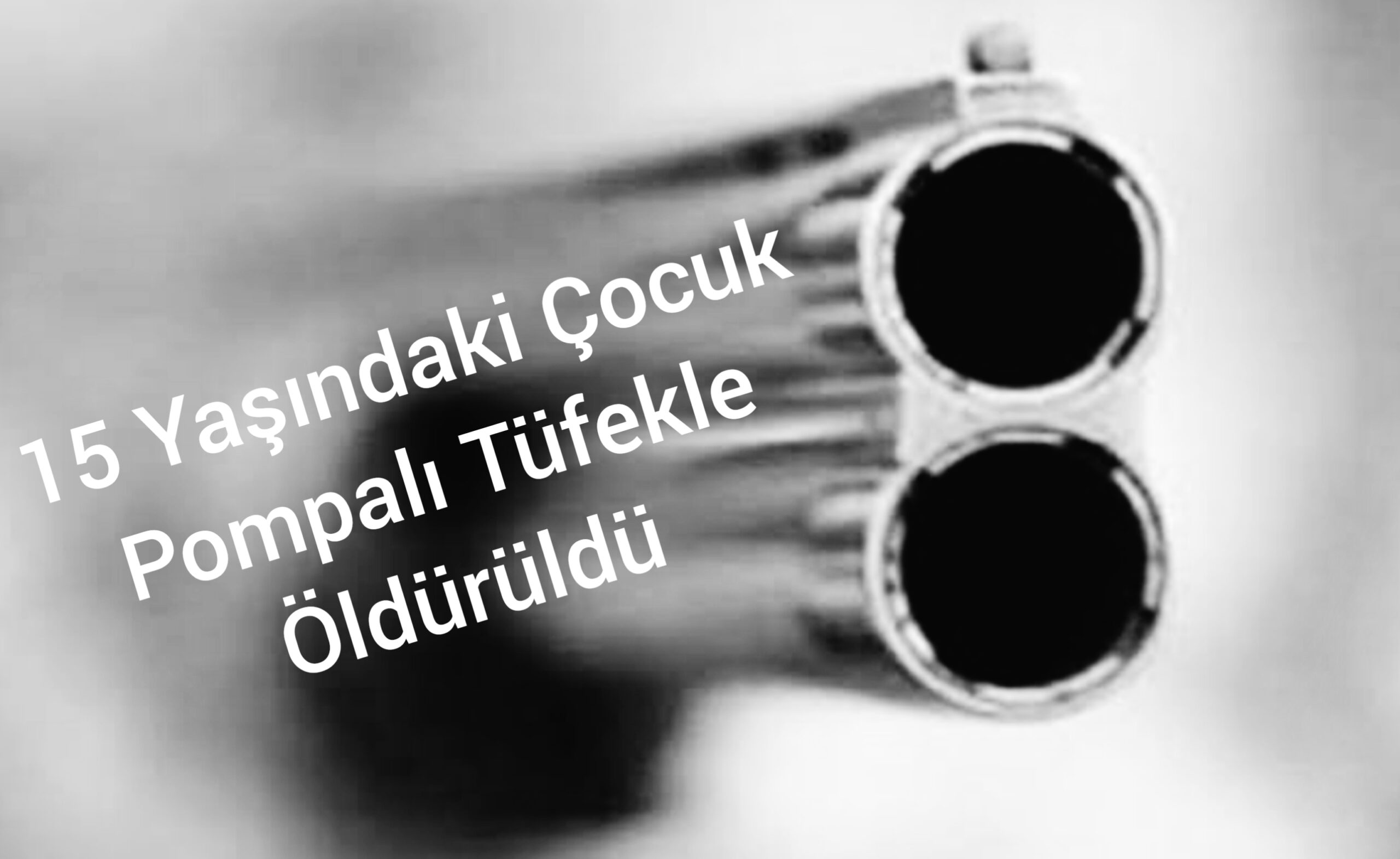 Muhtarın 15 yaşındaki oğlu pompalı tüfekle öldürüldü
