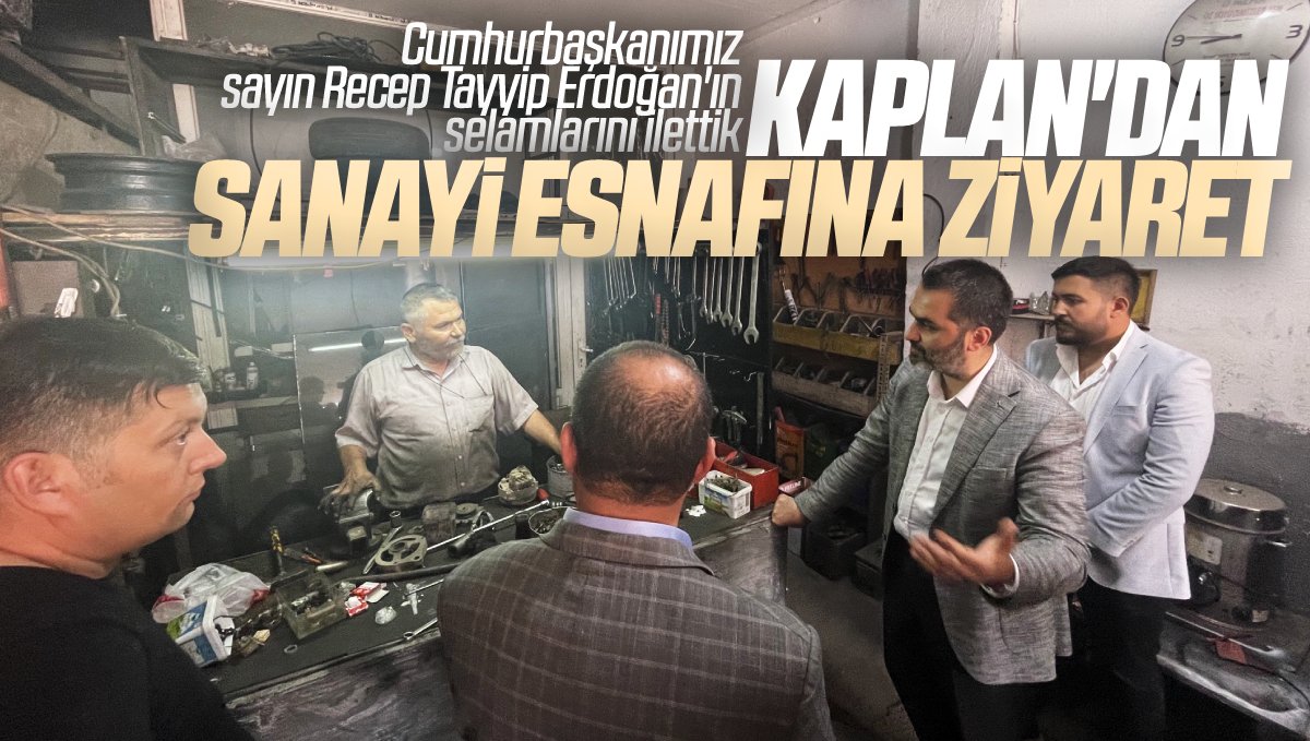 Ak Parti İl Başkanı Mustafa Kaplan Kapı Kapı Geziyor