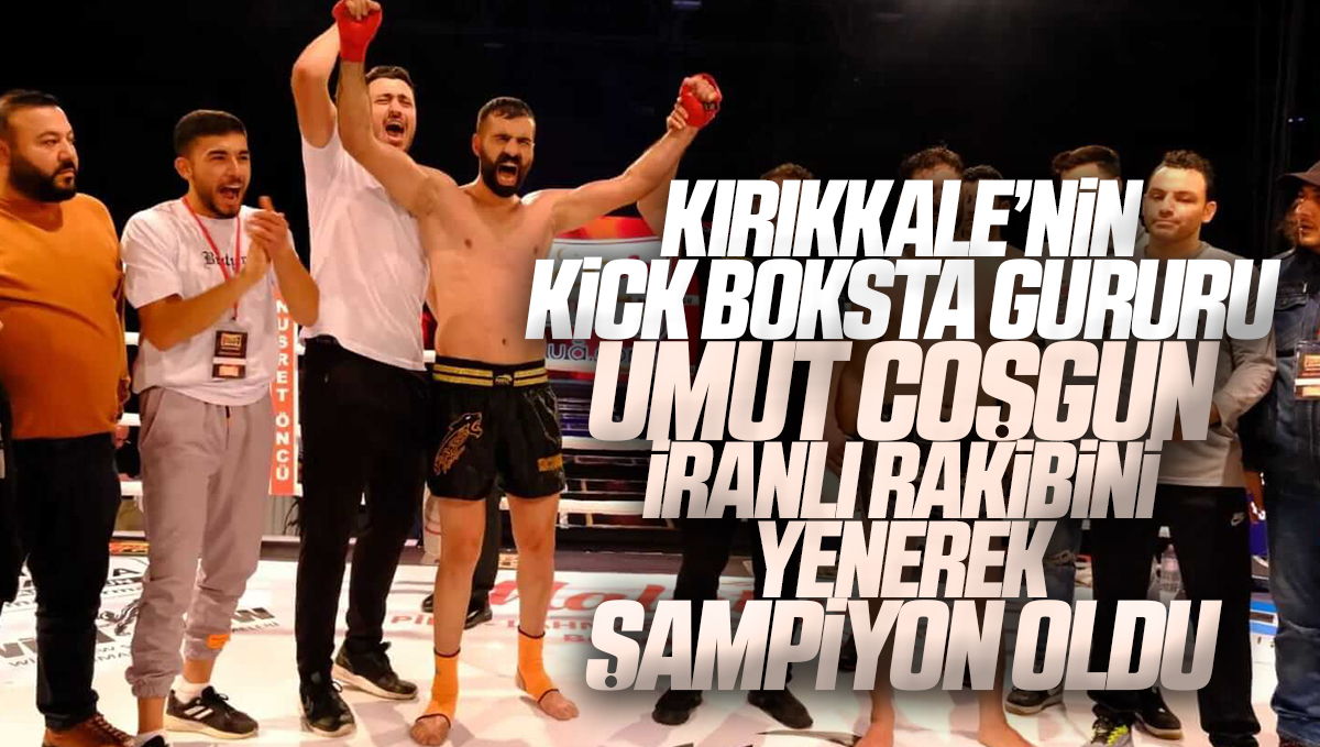 Kick Boks Sporcusu Umut Coşgun Şampiyon Oldu