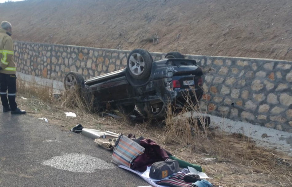 Feci trafik kazasında 1 kişi öldü 3 kişi yaralandı