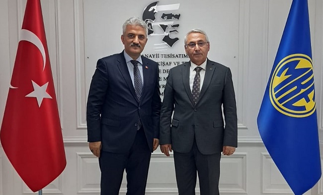Vali Makas MKE Genel Müdürü İlhami Keleş’i Ziyaret Etti