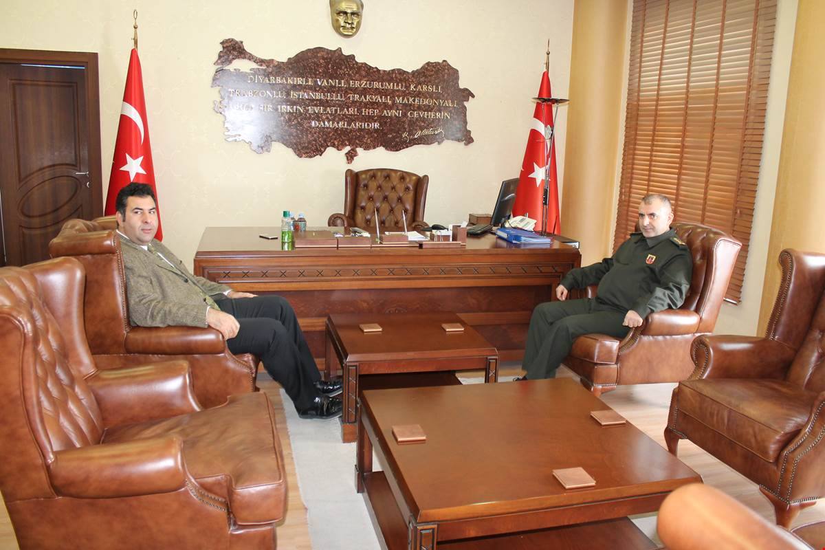 Alay Komutanı Çakmak’tan Yılmaz’a Ziyaret