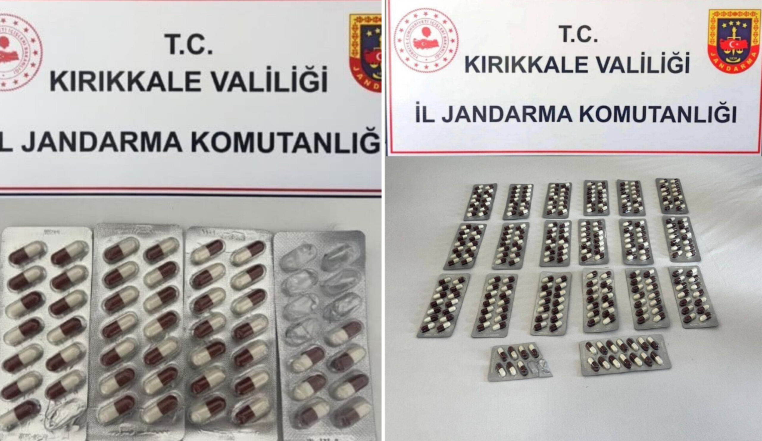Kırıkkale’de Bin 341 adet sentetik ecza maddesi ele geçirildi