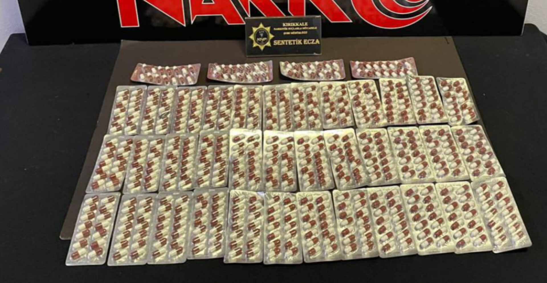 Kırıkkale’de 695 sentetik ecza maddesi ele geçirildi