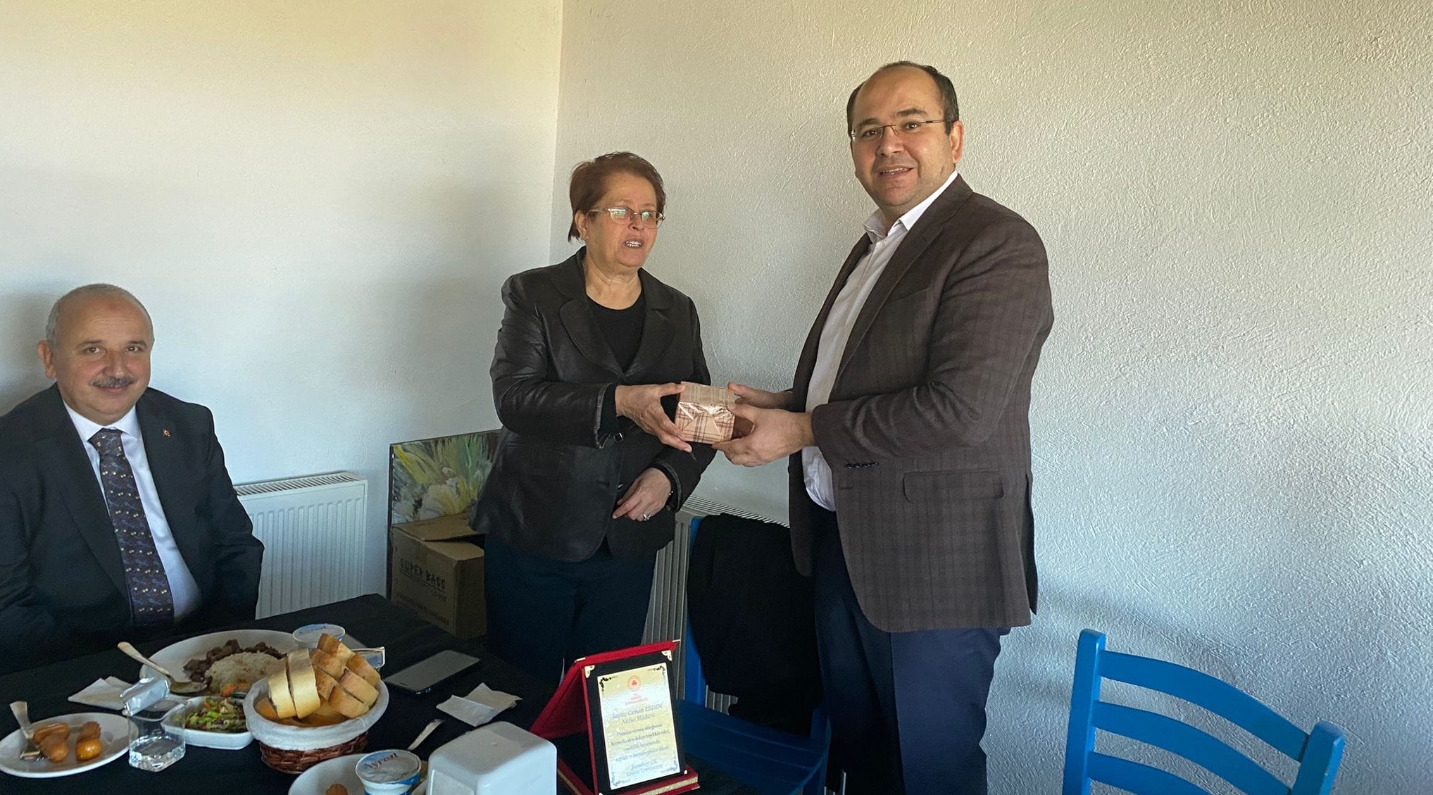 Keskin İlçe Nüfus Müdürü Canan Erdem’e Veda Yemeği Düzenlendi