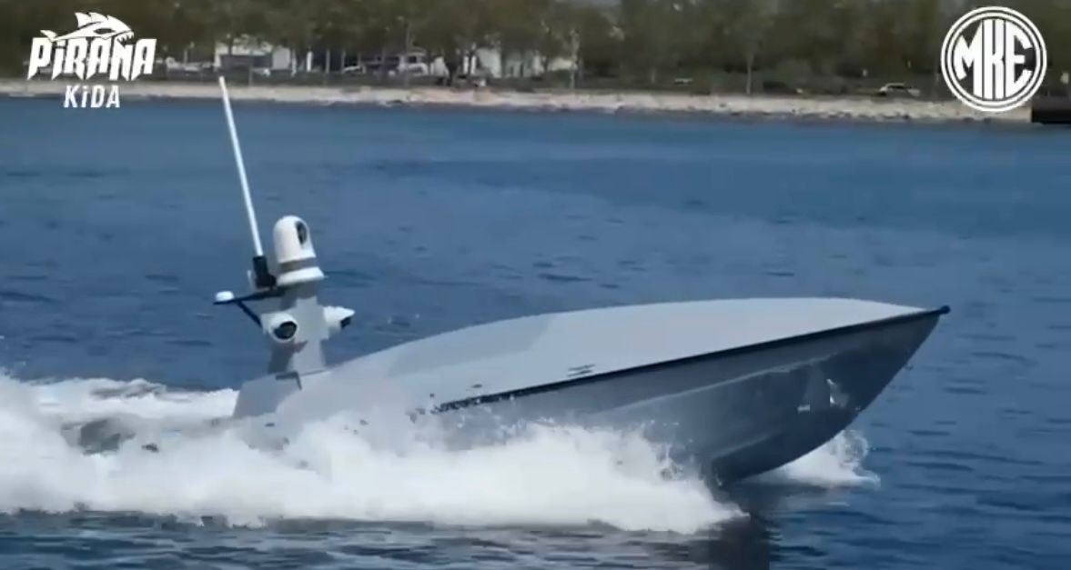MKE Kamikaze İnsansız Deniz Aracı Pirana Kida Göreve Hazır
