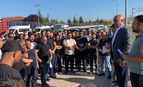 Eylem yaptılar