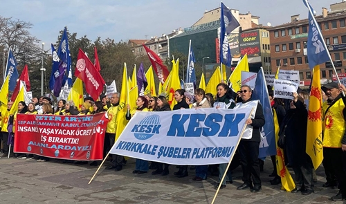 KESK’ten enflasyon eylemi