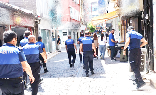 Zabıta’da kaldırım ve yol işgali denetimi