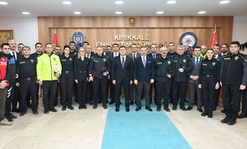 Vali Hüseyin Engin Sarıibrahim, İl Emniyet Müdürlüğünü ziyaret etti