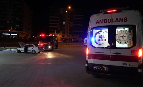 Takla atan otomobilde 1 kişi yaralandı