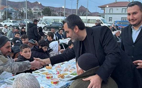 Kaplan Delice’de iftara katıldı