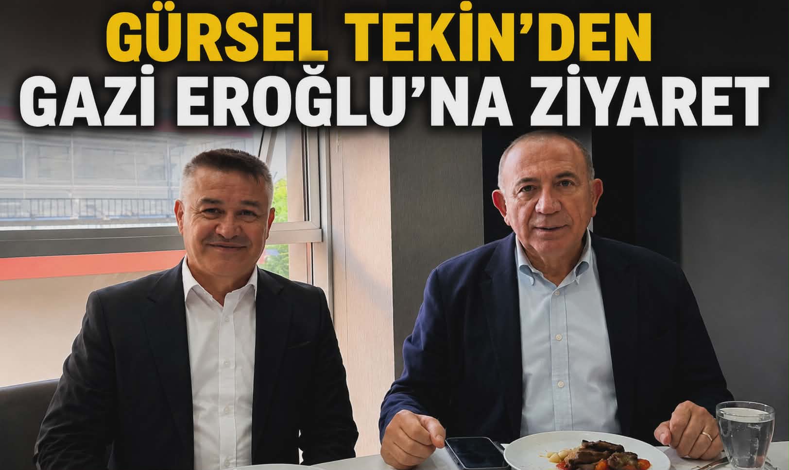 Gürsel Tekin’den Gazi Eroğlu’na Ziyaret