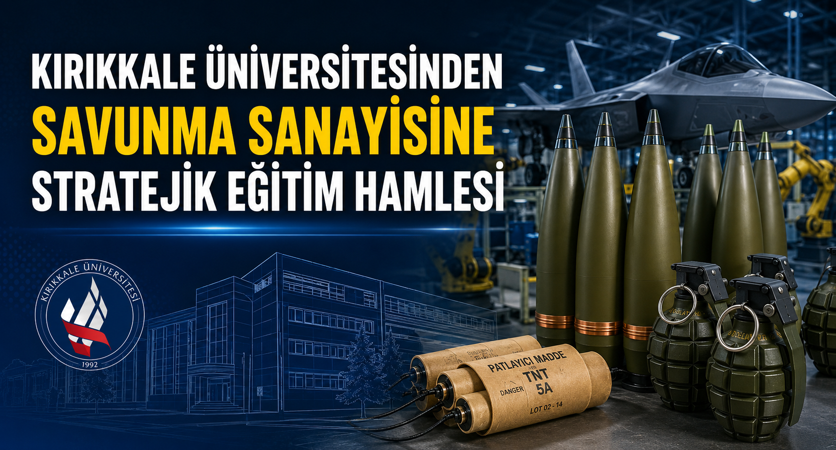 Kırıkkale Üniversitesinden Savunma Sanayisine Stratejik Eğitim Hamlesi