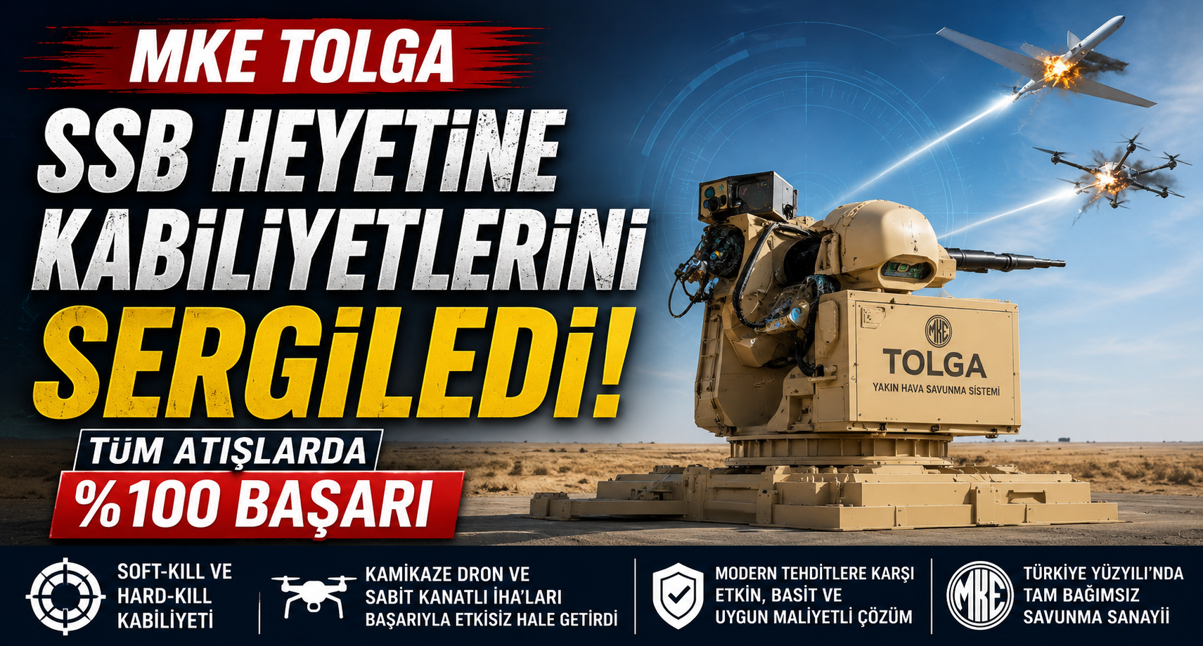 MKE TOLGA, SSB Heyetine Yeteneklerini Sergiledi: Atışlarda Yüzde 100 Başarı