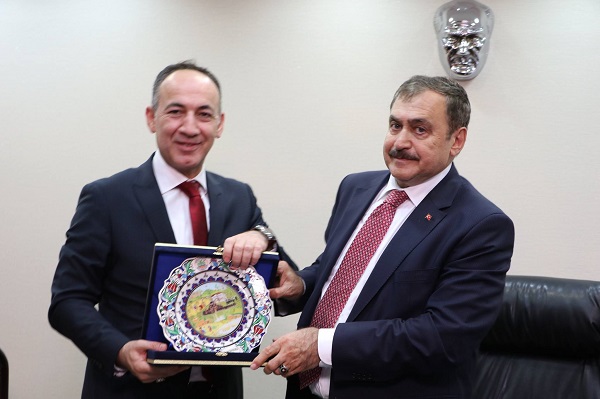 BAKAN EROĞLU BELEDİYE’Yİ ZİYARET ETTİ