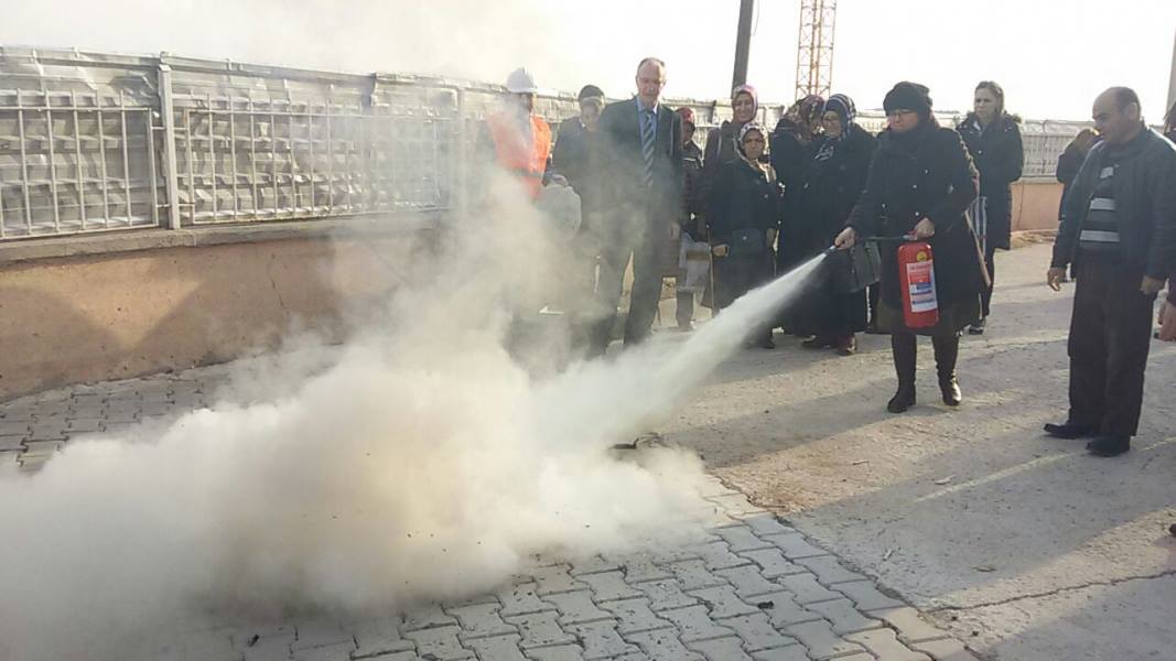 Yangın Eğitimi Yapıldı
