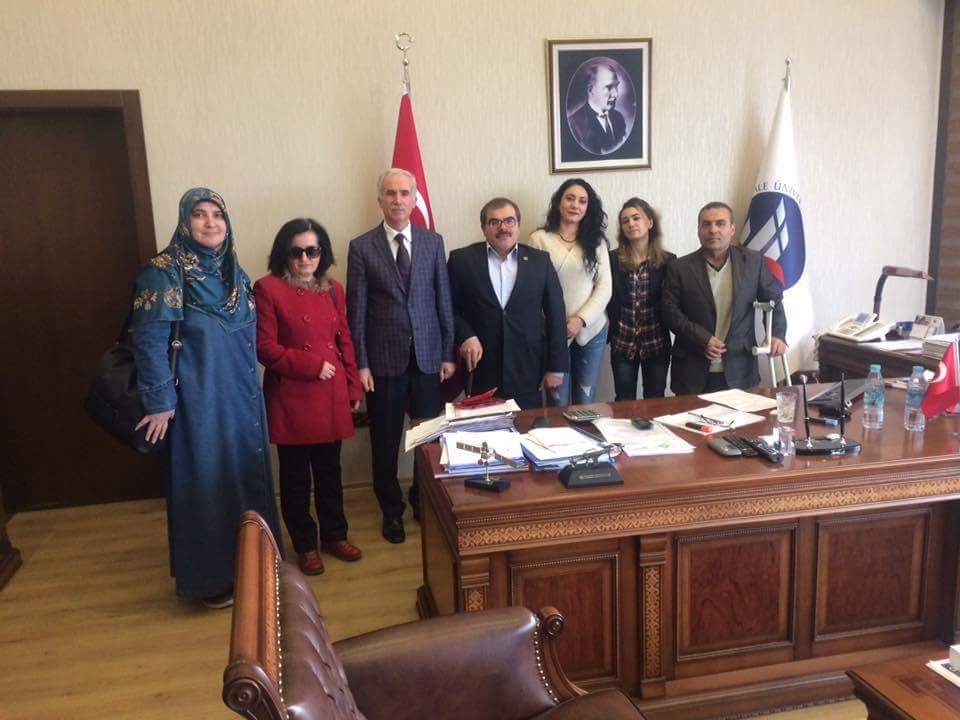 Tüm Engelliler Rektör Yıldız’ı Ziyaret Etti