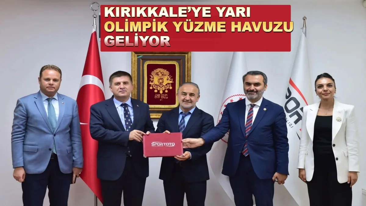Kırıkkale’ye Yarı Olimpik Yüzme Havuzu Geliyor